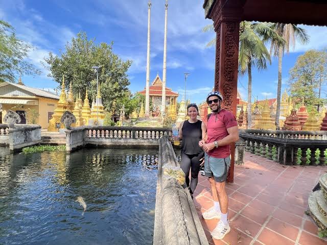 Phnom Krom E-Bike & Sunset Boat Tour